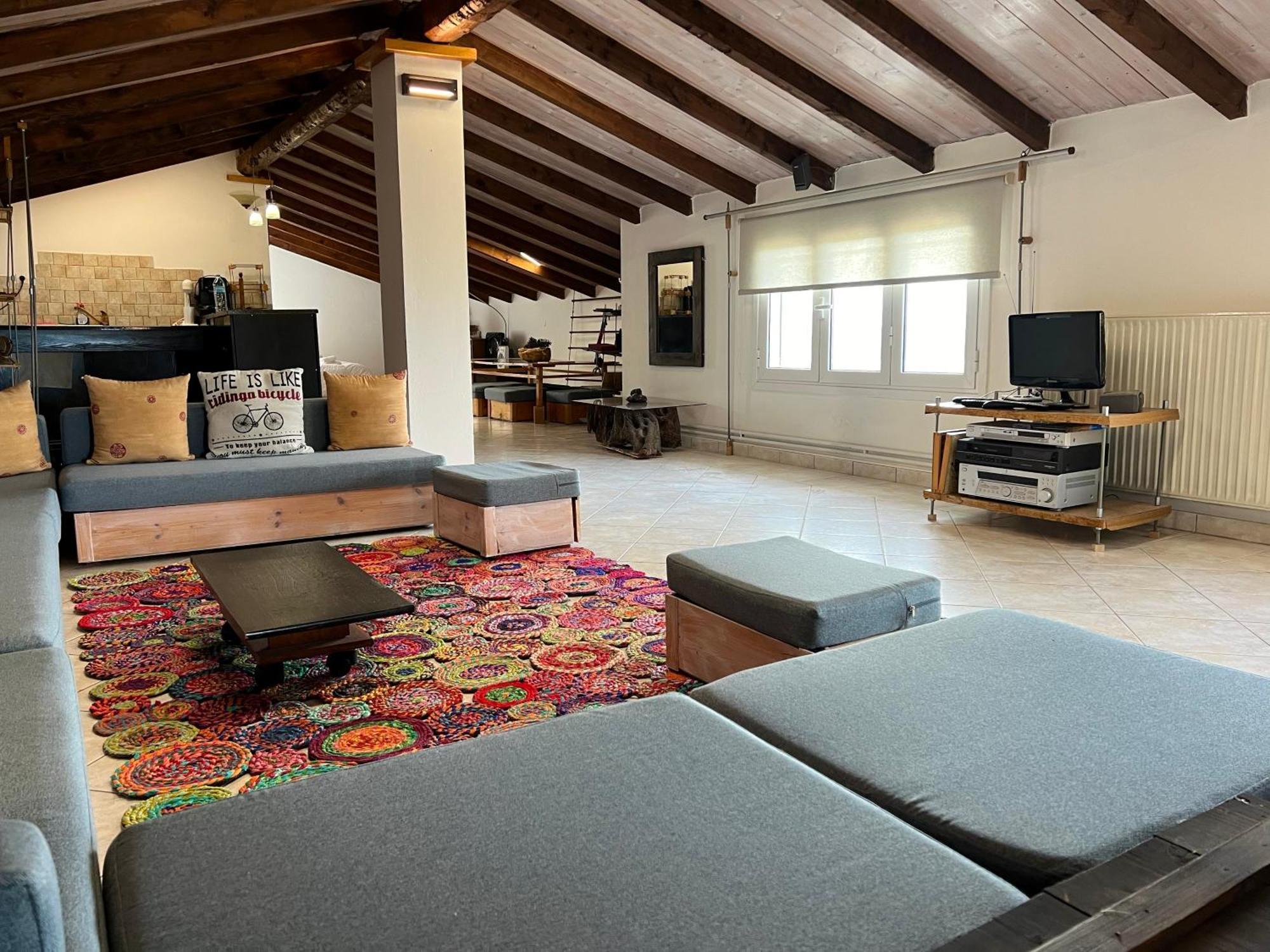 Apartamento Σοφιτα Ξυλο Μεταλο Γυαλι Alykes Potamou Exterior foto
